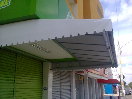 toldo fixo reto n° 8